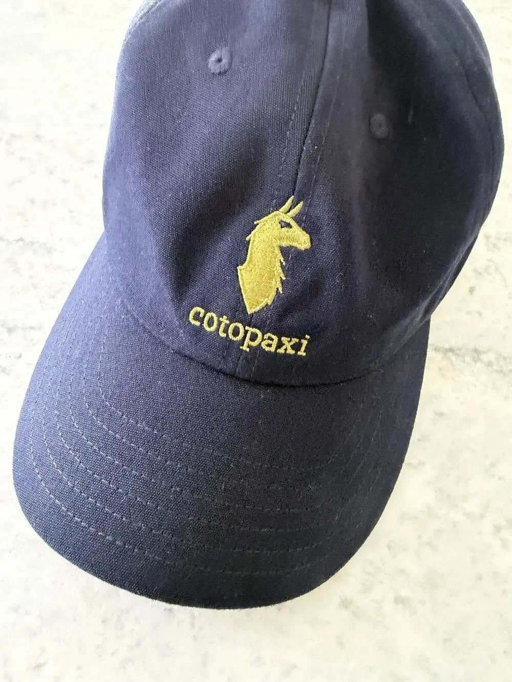 Cotopaxi Embroidered Blue With Green Logo Unisex Adjustable One Size Hat